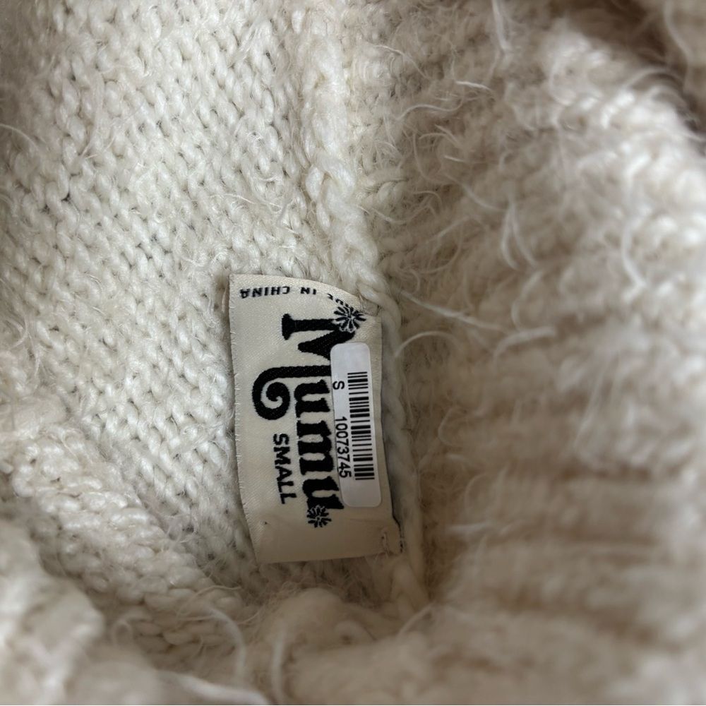 Show Me Your Mumu Cream Sleeveless Turtleneck Dress - Picture 5 of 6